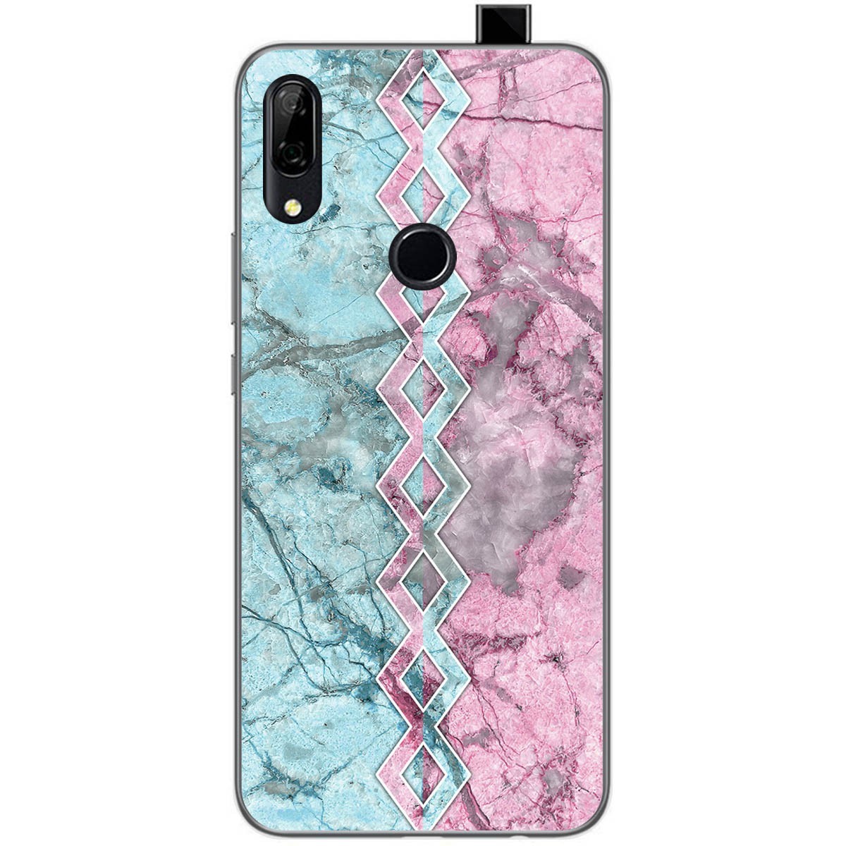 Tumundosmartphone Funda Gel Tpu para Huawei P Smart Z diseño Mármol 08 Dibujos