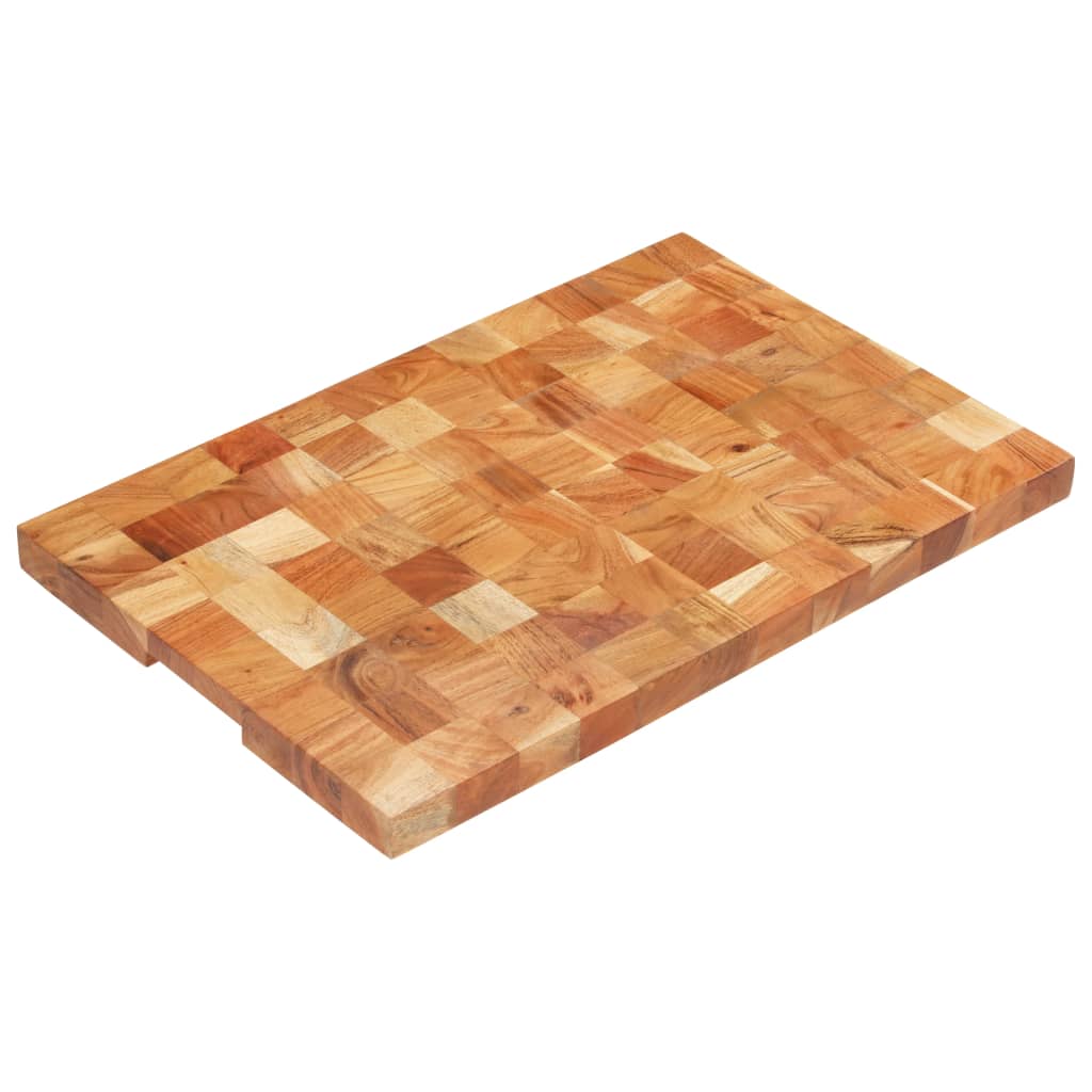 vidaXL Madera Maciza de Acacia Tabla de Cortar Rebanar Picar Dimensiones 40 x 30 x 3.8 cm, 50 x 34 x 3.8 cm, 60 x 40 x 3.8 cm