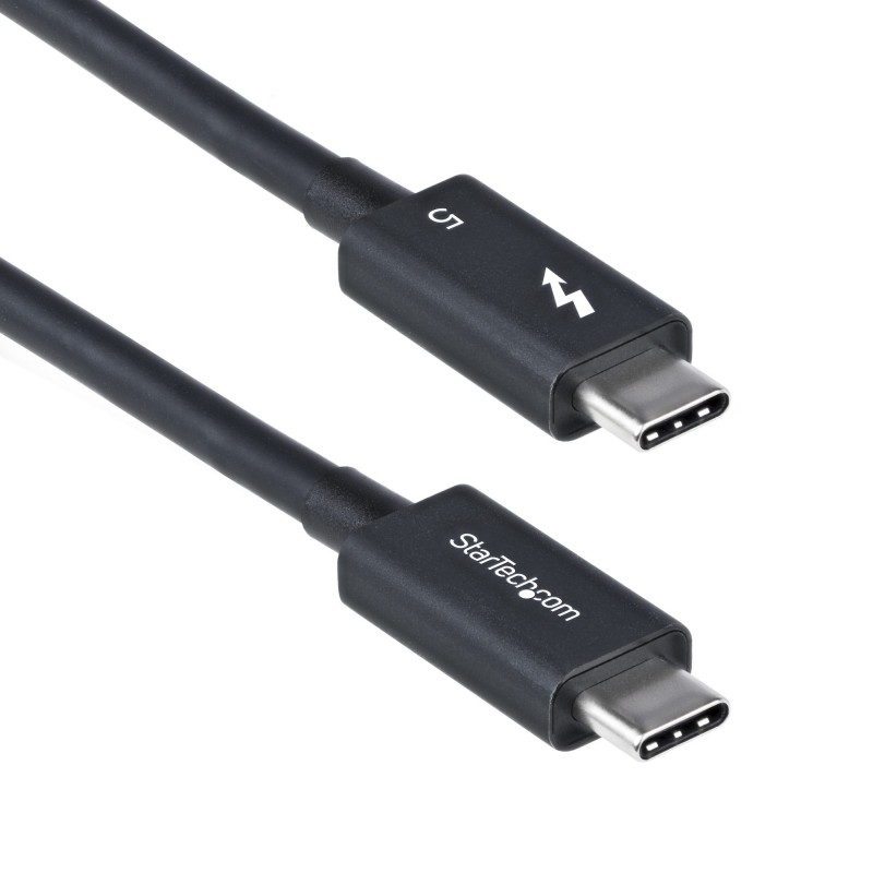 StarTech.com - Cable Thunderbolt 5 de 1m - 80Gbps hasta 120Gbps - PD 240W - 8K 60Hz - Cable Certificado - Compatible con Thunder TBLT5MM1M240W