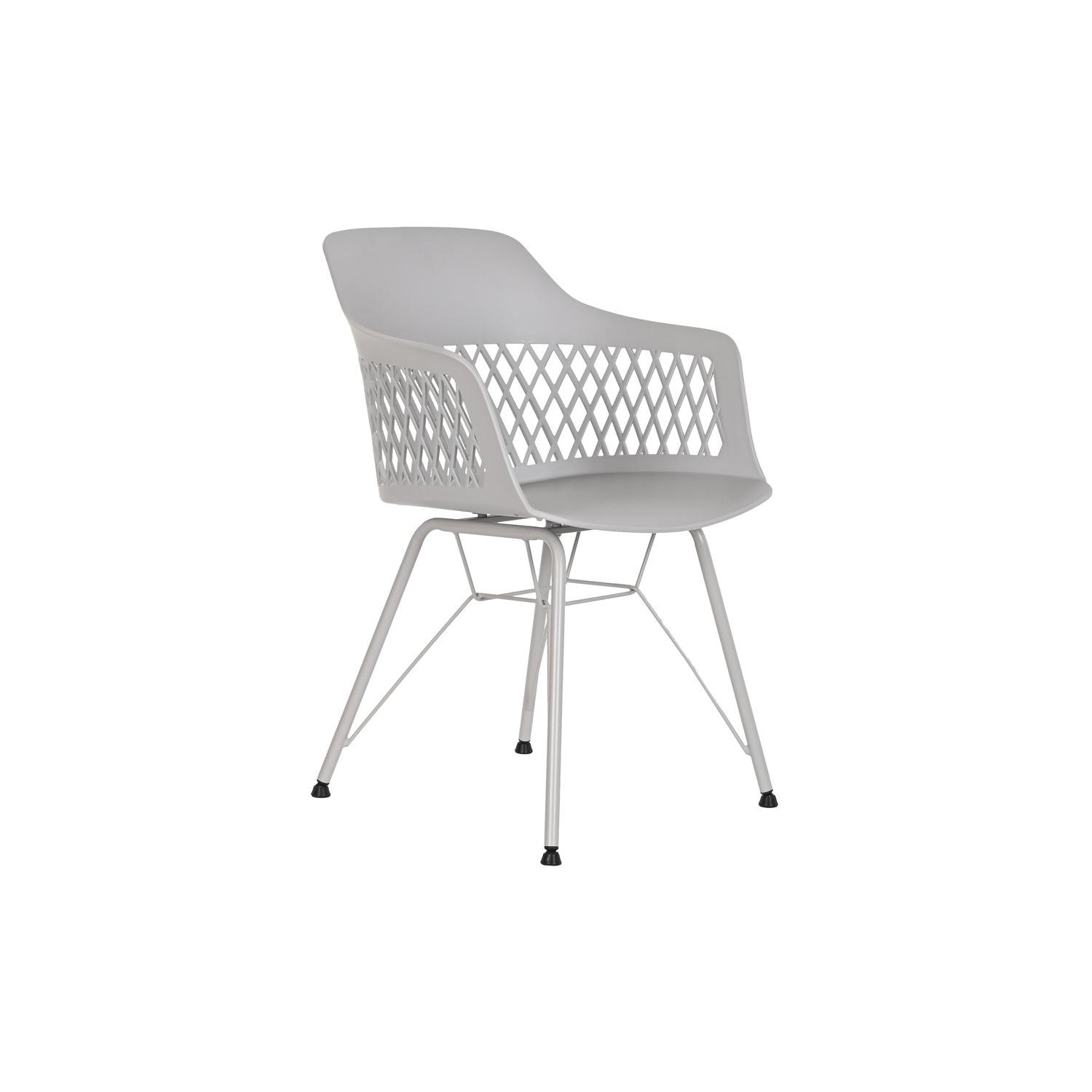 SILLA PP METAL 57X57X80,5 GRIS CLARO FIJALO MB202797