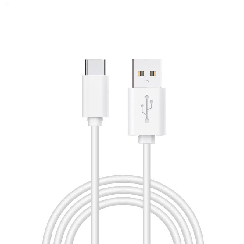 Cable USB Compatible COOL Universal TIPO-C (1.2 Metros) Blanco 2.4 Amp