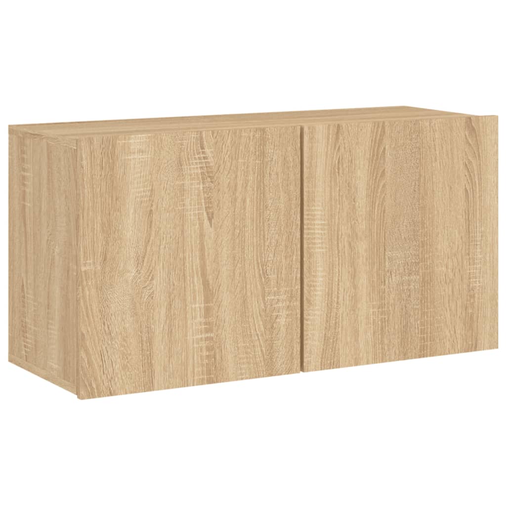 vidaXL Mueble para TV de pared 80x30x41 cm, Mueble de Salon, Mueble TV, Mueble TV salon, Mesa de TV, Mueble tele