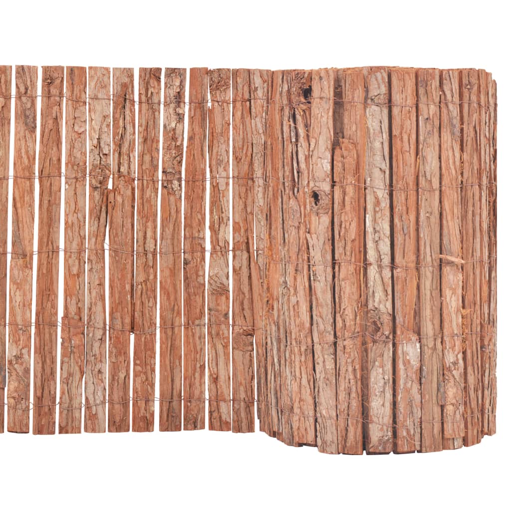 Valla de Corteza de 1000 X 30 Cm - Vidaxl