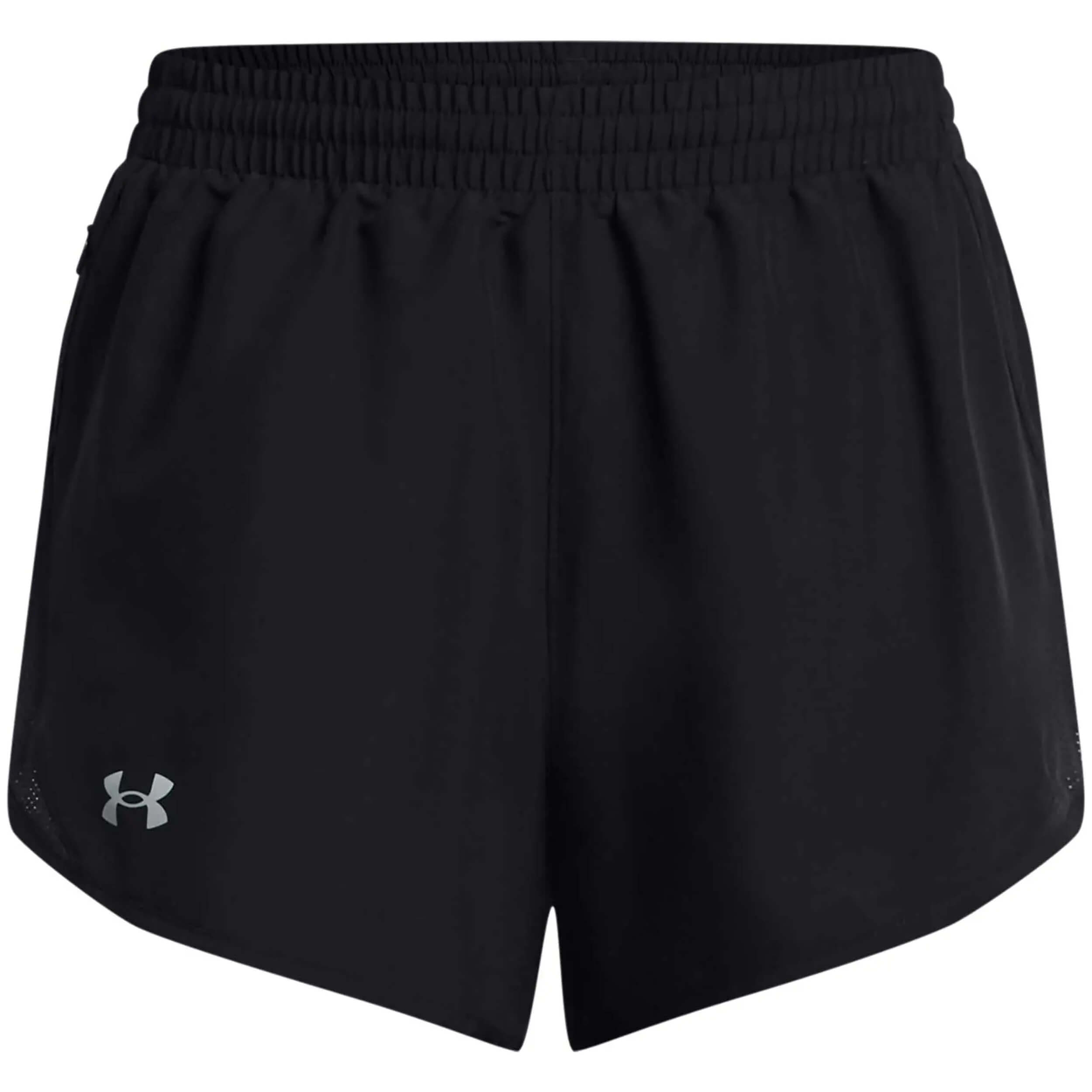 Pantalon Corto Under Armour Fly-By 3 para mujer en color negro