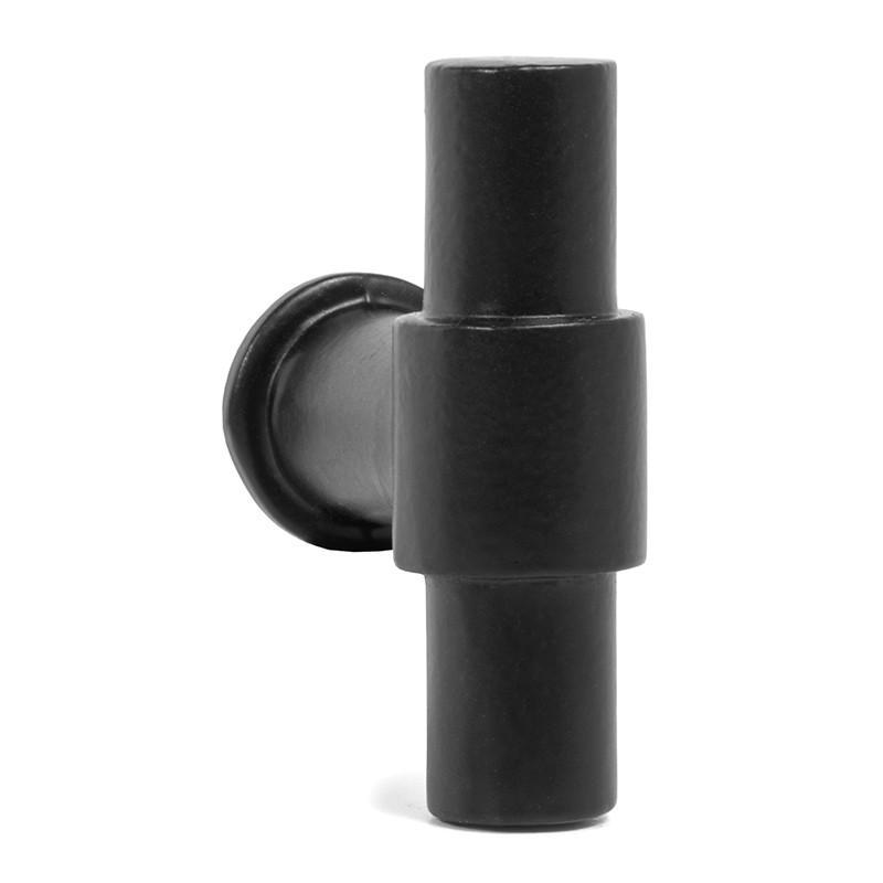 Tirador zmk t 50mm acabados negro mate, latón y níquel acabado negro mate