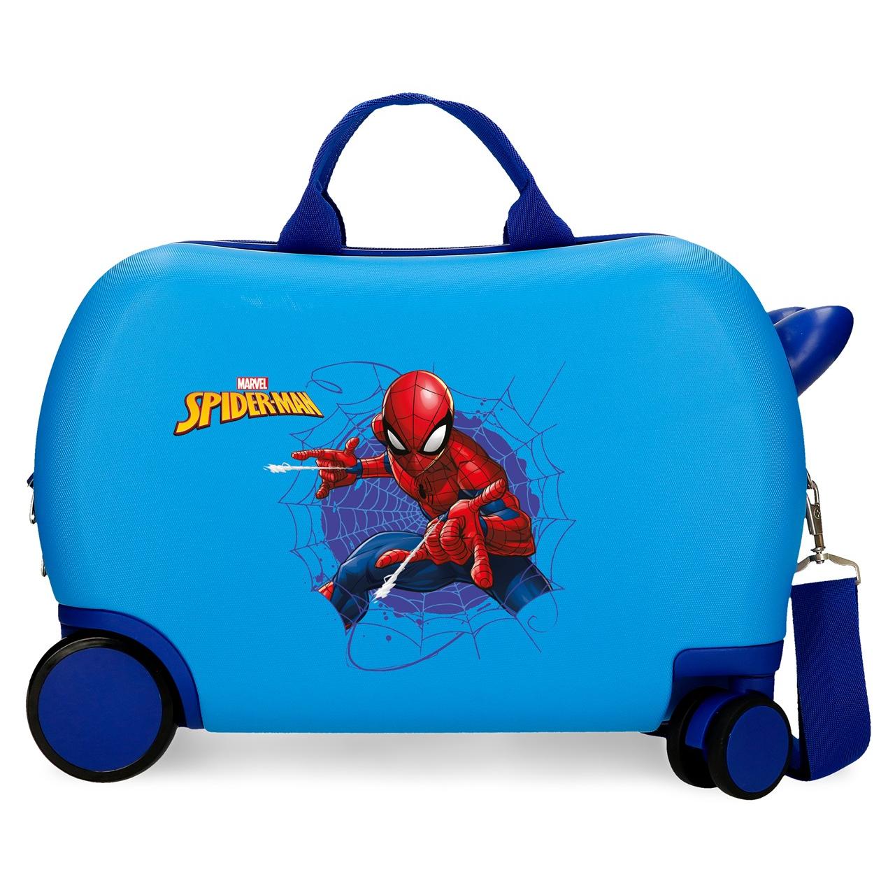 Maleta infantil Spiderman action azul 45x31x20 cm