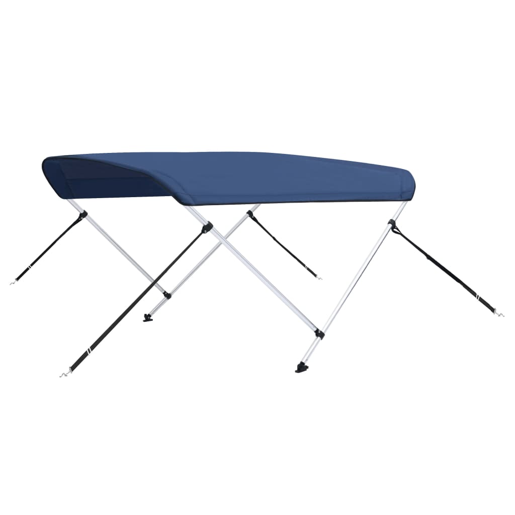 vidaXL Toldo Bimini de 2 Arcos Marino 180x150x110 cm Barco Embarcación Color Azul,  Blanco,  Antracita y mas