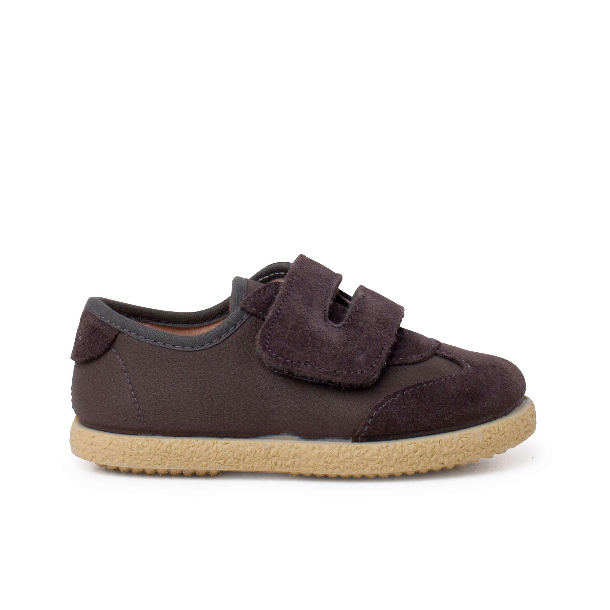 Pisamonas Zapatillas cuero vegano cierre adherente