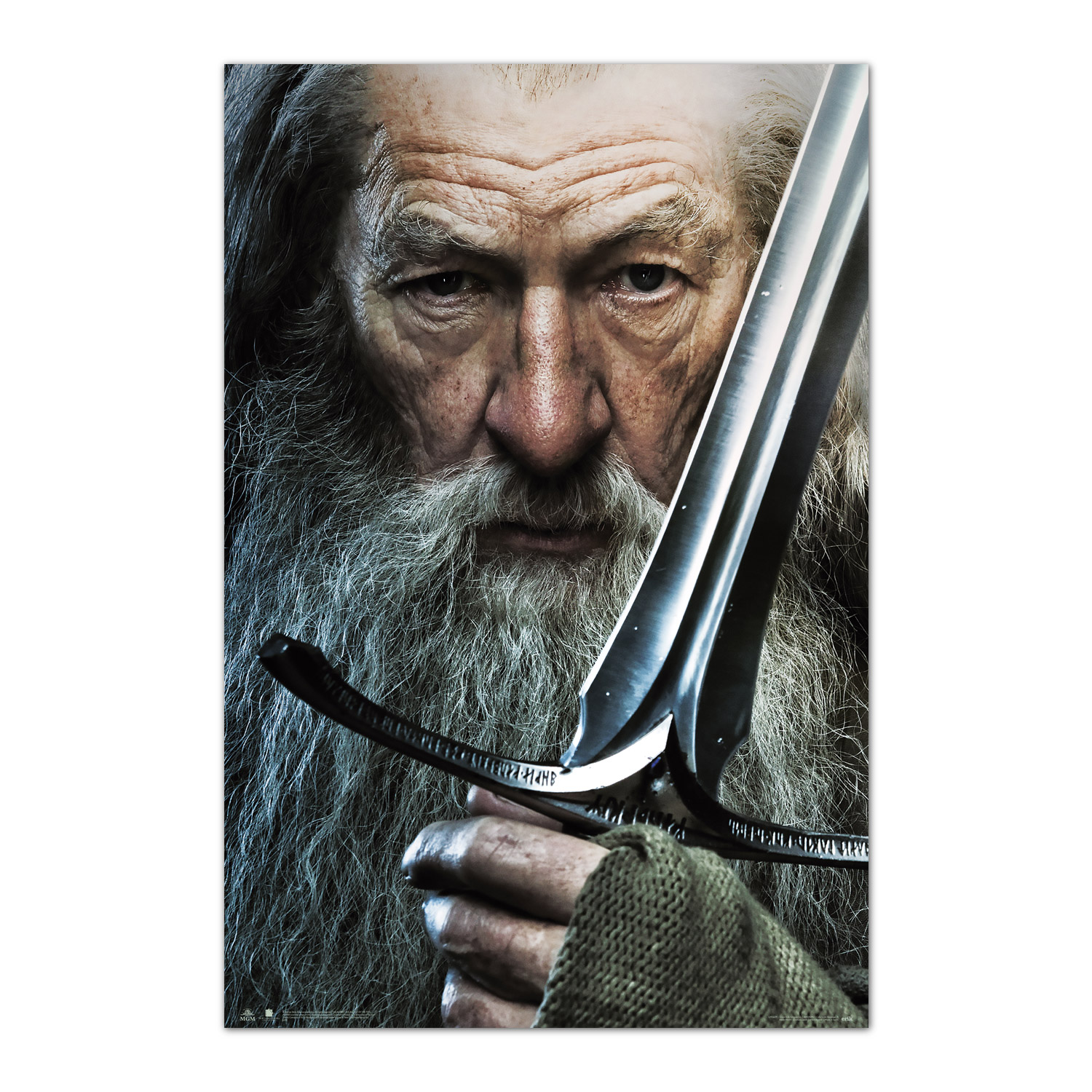 Lydsto Póster El Hobbit Gandalf - 61 X 91 5 Cm - Papel de Brillo 150 Gr - Envío Enrollado