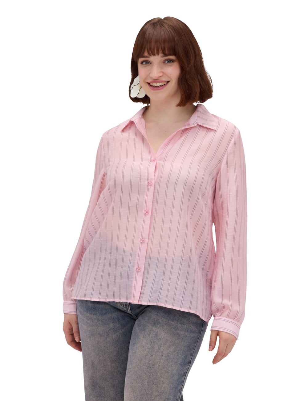 Fiorella Rubino - Camisa de rayas en mezcla de lyocell