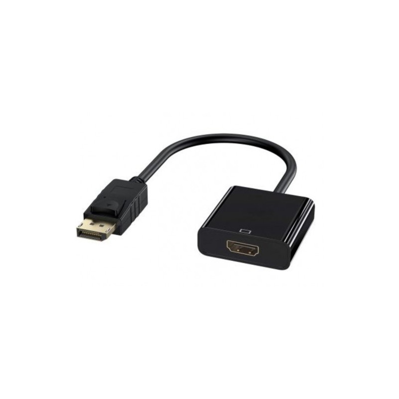 Ewent - EC1455 adaptador de cable de vídeo 0,15 m DisplayPort HDMI Negro EC1455