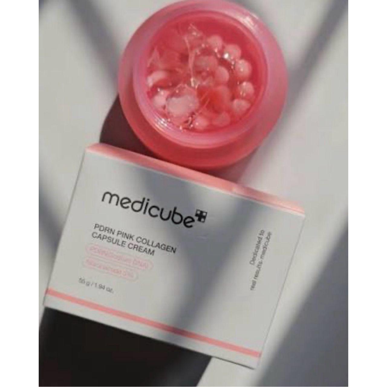 medicube Salmon DNA PDRN Capsule Cream 1.94 oz – Crema hidratante ligera con PDRN y niacinamida para tono desigual e hidratación luminosa