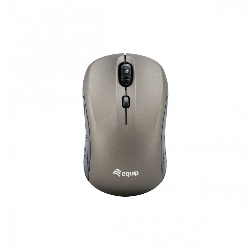 Equip Life Ratón Óptico Wireless Gris 2.4ghz con Receptor Nano USB y Interruptor de DPI