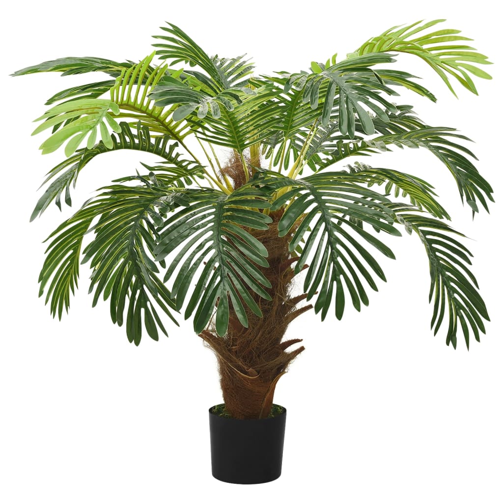vidaXL Palmera Cycas Artificial con Macetero Verde Planta Falsa Oficina Dimensiones 140 cm,  90 cm,  160 cm y mas