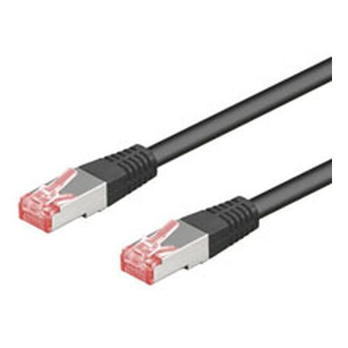 Goobay Cat 6-5000 SSTP PIMF Black 50m 50m Negro - Cable de Red (50 m, Negro)