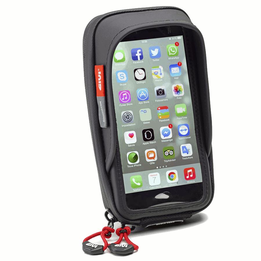 Givi Soporte Manillar Givi Smarphone Iphone 6 Plus 7 Plus Negro