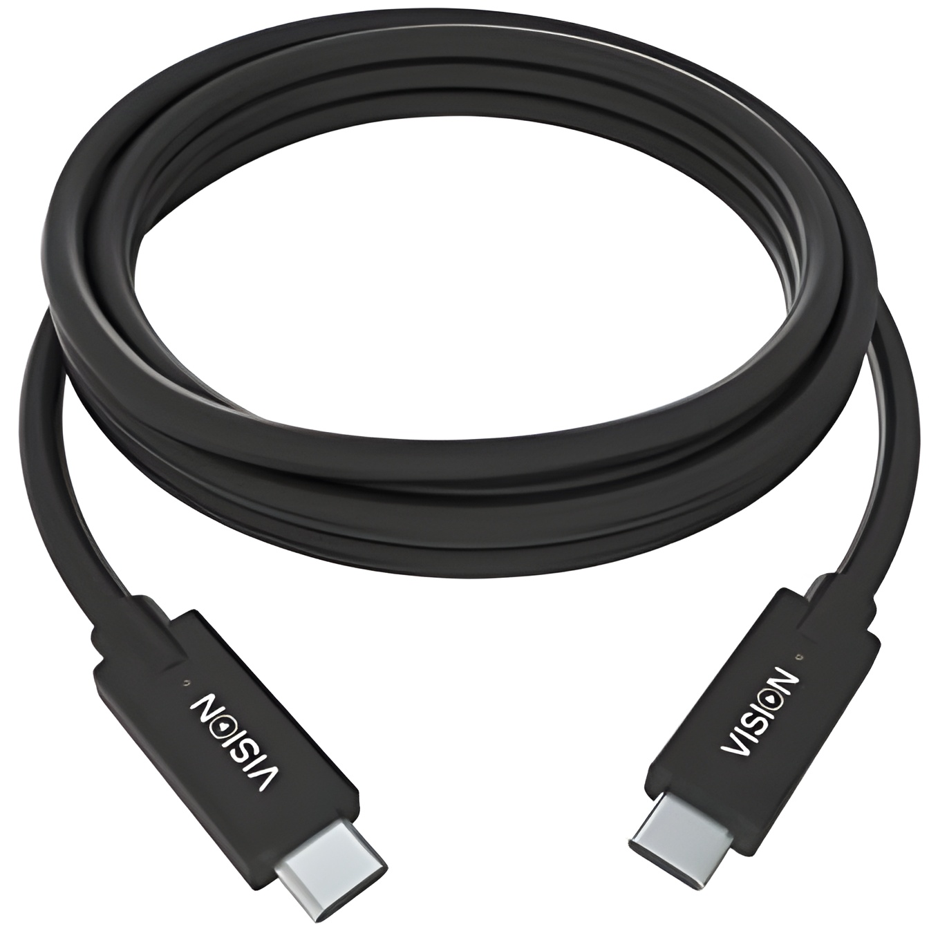Vision TC 1MUSBC/BL - Cable USB (1 m, USB B, USB C, 3.0 (3.1 Gen 1), 5000 Mbit/s, Negro)