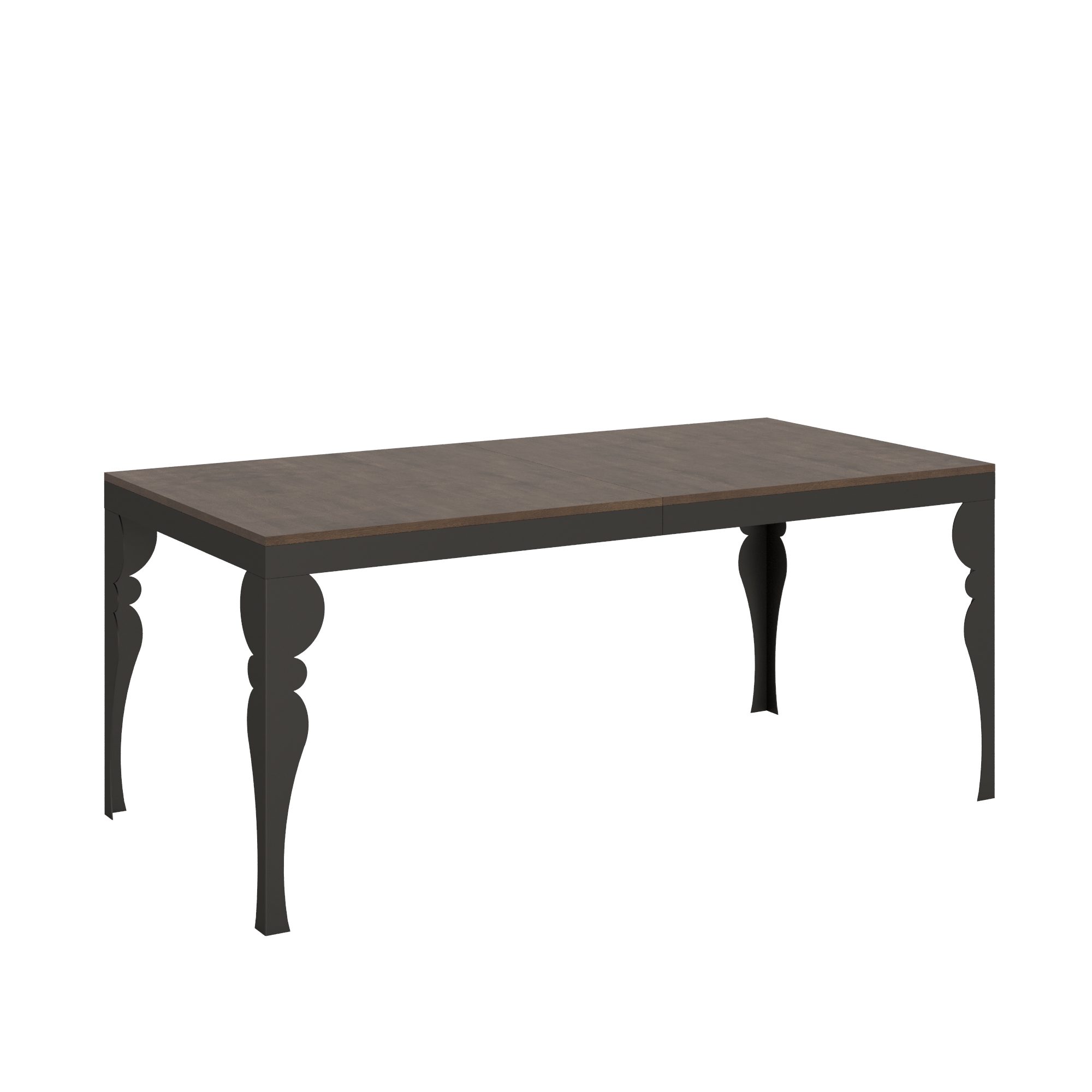 Mesa extensible 90x180/284 cm Paxon Evolution Estructura Nogal Antracita - Itamoby