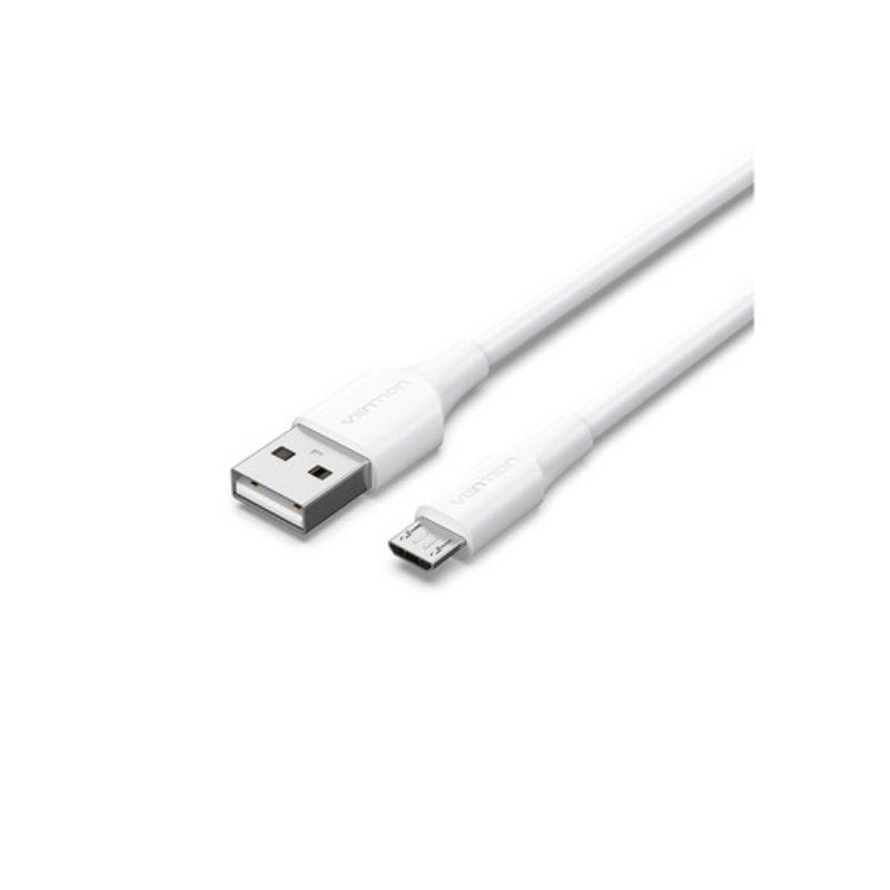 Cable usb 2.0 vention ctiwf/ usb macho - microusb macho/ 1m/ blanco