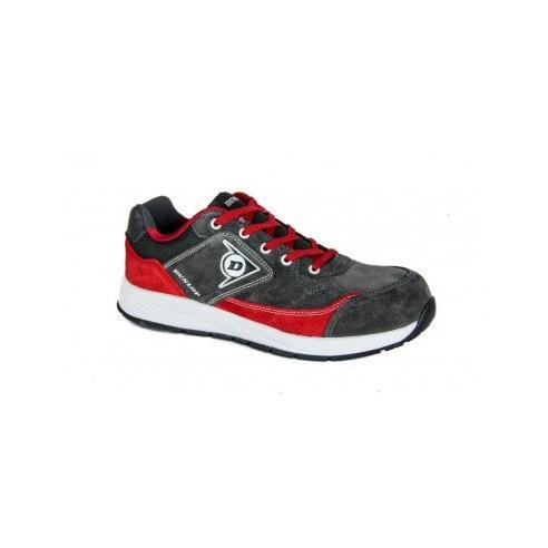 DUNLOP Zapato de Seguridad S3 Flying Luka Gris Carbón en Piel de Ante, Puntera Composite - DL0201054 Dunlop DL0201054