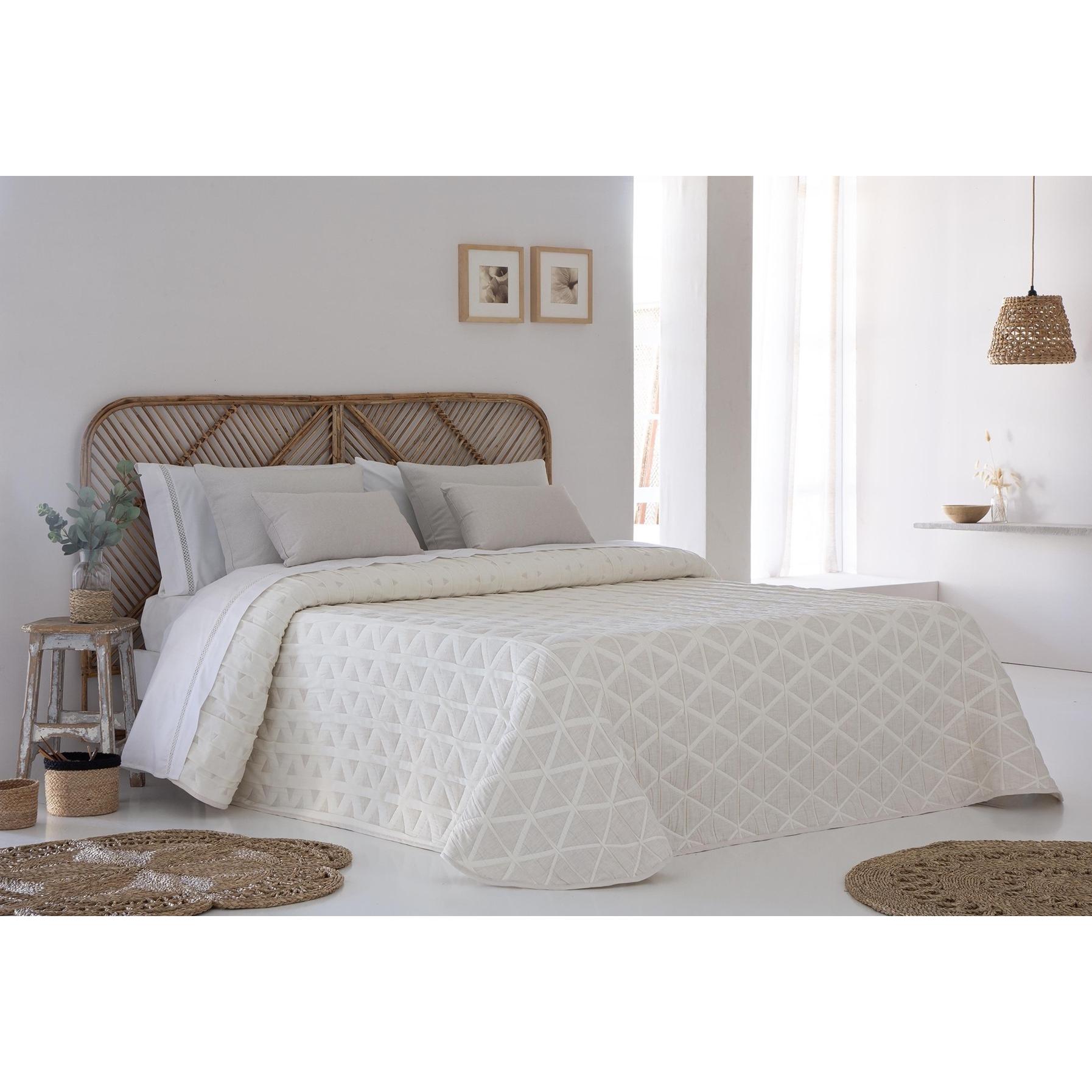 JVR - COLCHA TIPO 10 modelo NILO - Tejido Jacquard Pique - Fabricado en España - Cama 90/105/135/150/160/180