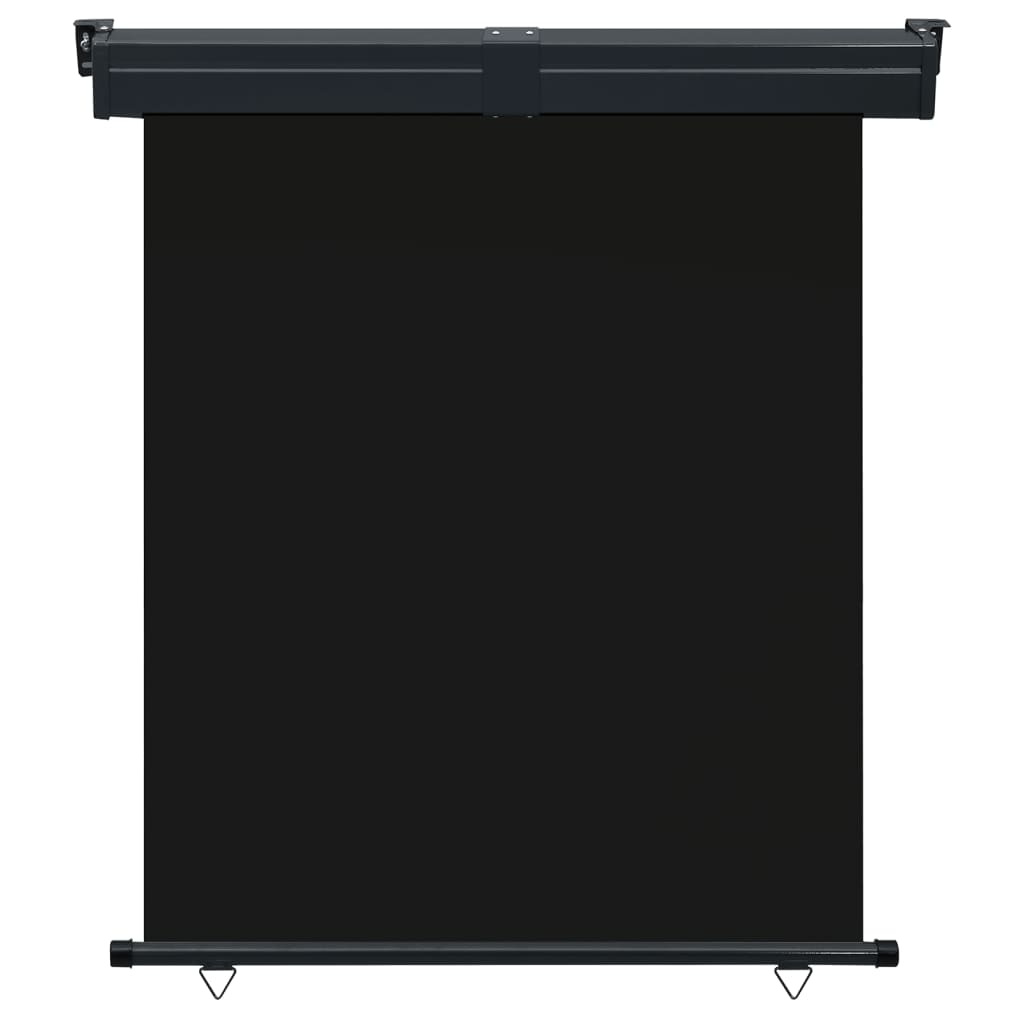 vidaXL Toldo lateral de balcón 145x250 cm Color Negro, Crema, Azul