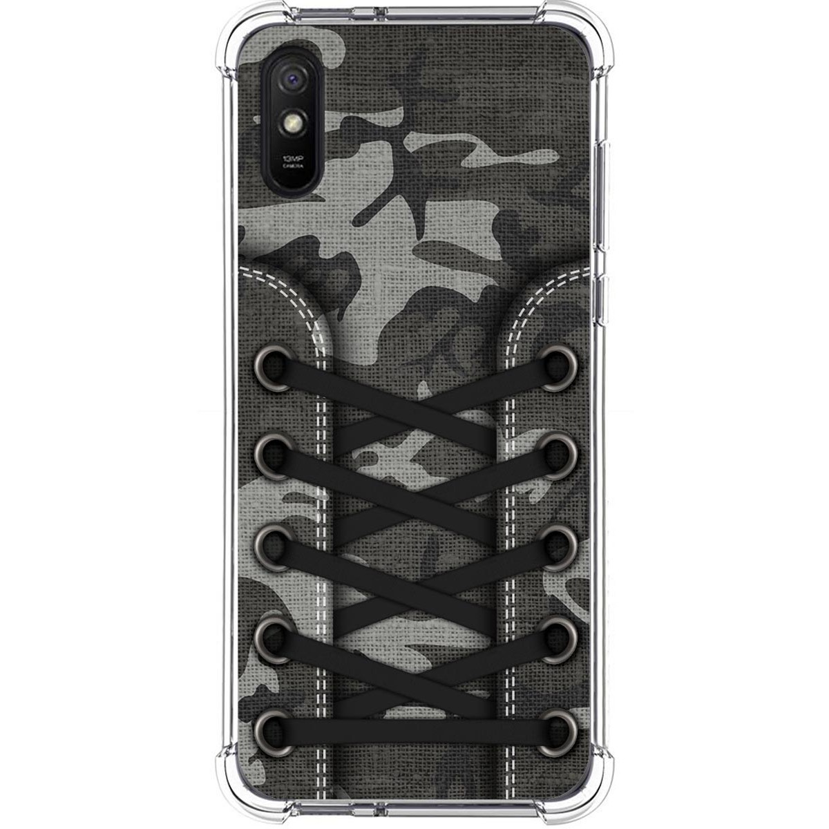 Tumundosmartphone Funda Silicona Antigolpes para Xiaomi Redmi 9A / 9AT diseño Zapatillas 15 Dibujos