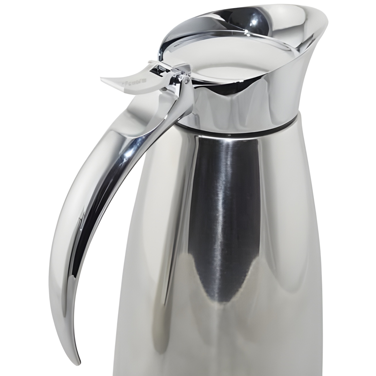 Jarra Térmica Emsa Eleganza de Acero Inoxidable, Apertura Fácil, Mantenimiento Prolongado, 1L, Gris