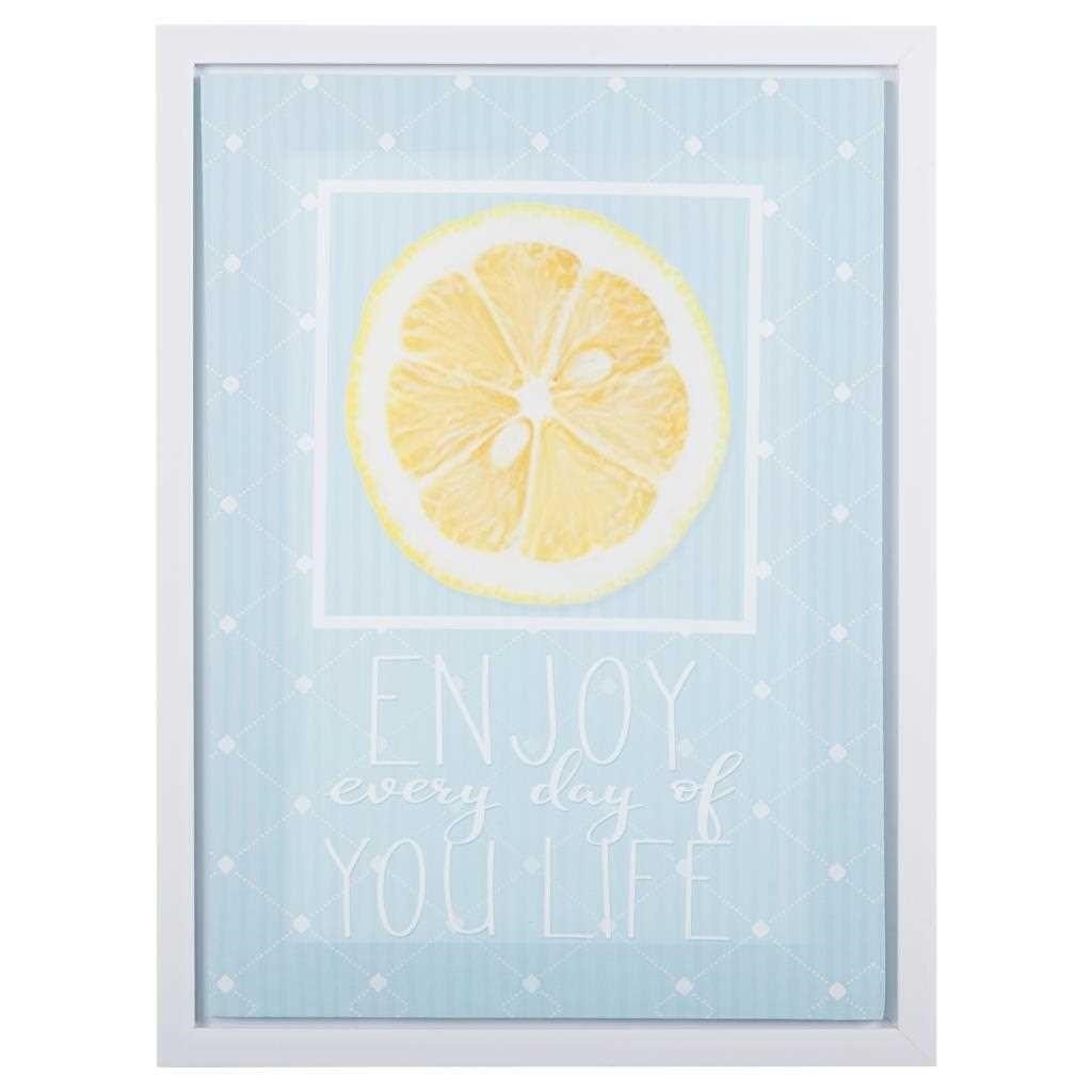 Wonderlust Deco - Cuadro de canvas impreso con marco 30x40x2,5 , Multicolor 30X40X2,5 h cm,
