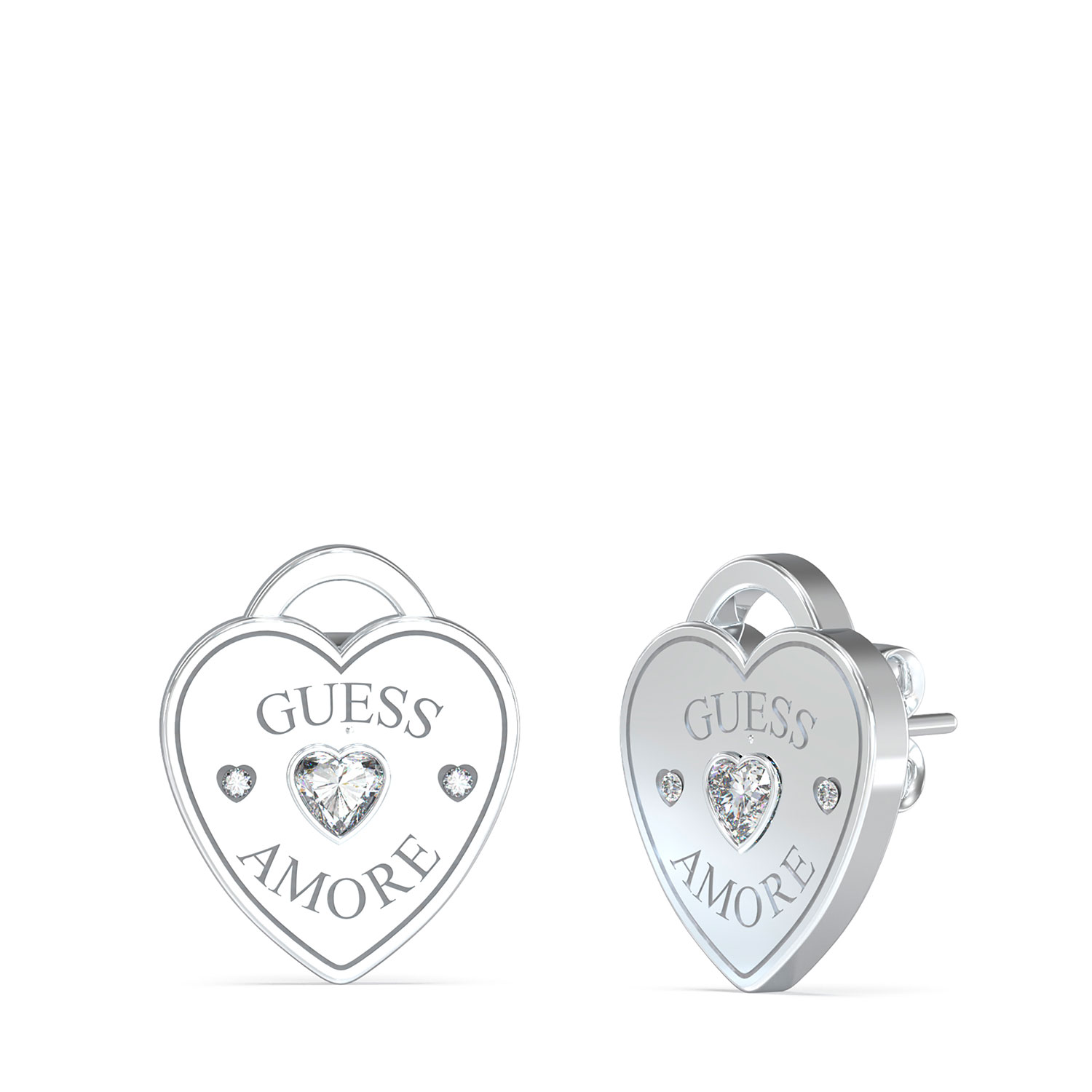 Guess Pendientes de acero JUBE05058JWRHT-U , para Mujer