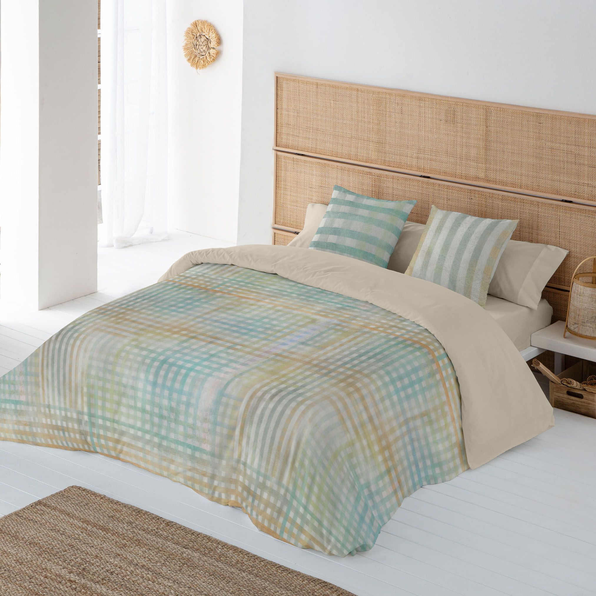 ICEHOME - Funda Nórdica Estampada 100% Algodón Extrasuave - Juego de Cama 2/3 Piezas Funda de Edredón y 1 o 2 Fundas de Almohada - Cama 90/135/150/180 - Fabricado en España