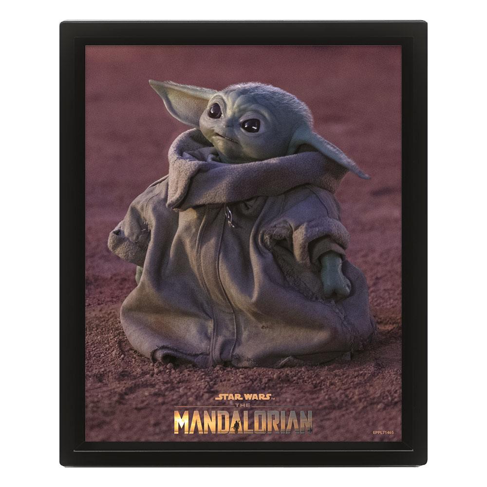Pyramid International Star Wars: The Mandalorian Pósteres 3D Grogu 26 X 20 Cm