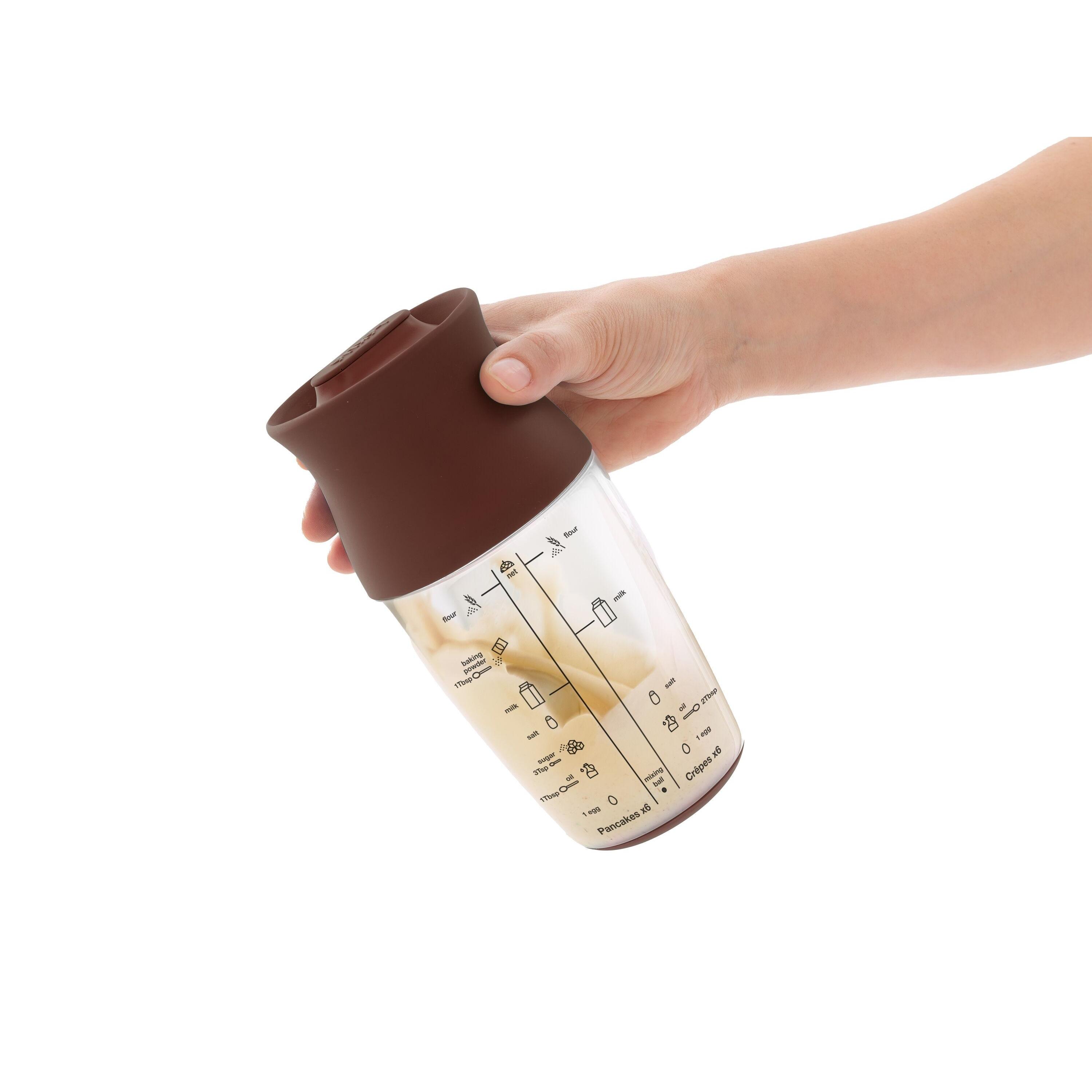 COCTELERA MASAS LEKUE SHAKER MARRON 883842