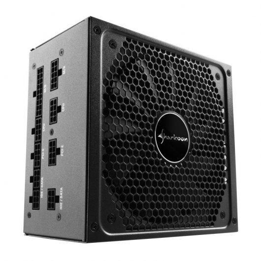 Fuente de Alimentación Sharkoon Silentstorm Cool Zero 80 Plus Gold 750W - Certificación 80 Plus Gold - Ventilador Silencioso 135mm