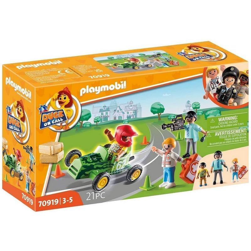 D.O.C - Acción Ambulancia. Ayuda al piloto de carreras PLAYMOBIL 70919