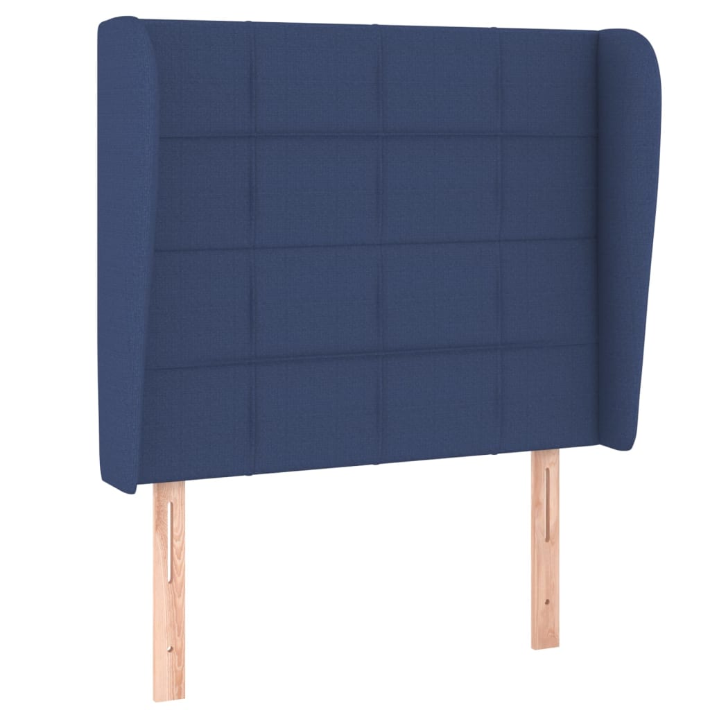 vidaXL Cabecero con orejas de tela 103x23x118/128 cm Multicolor