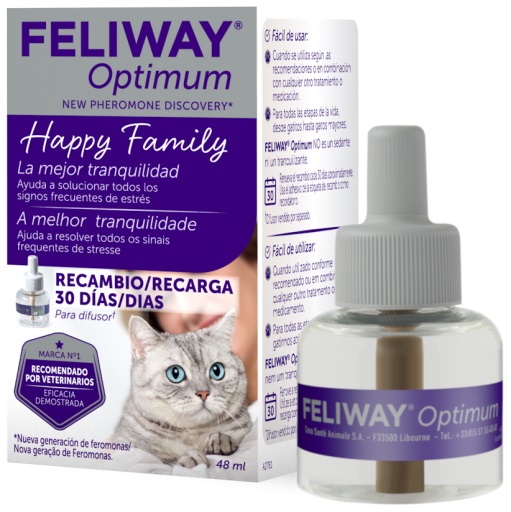 Ceva - Feliway Optimum Gato Recambio - 48 ml