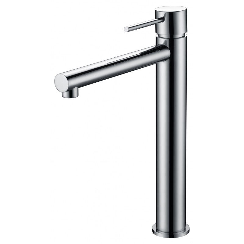 Imex Milos BDYS045-3 grifo monomando de lavabo caño alto fabricado en latón con acabado cromado