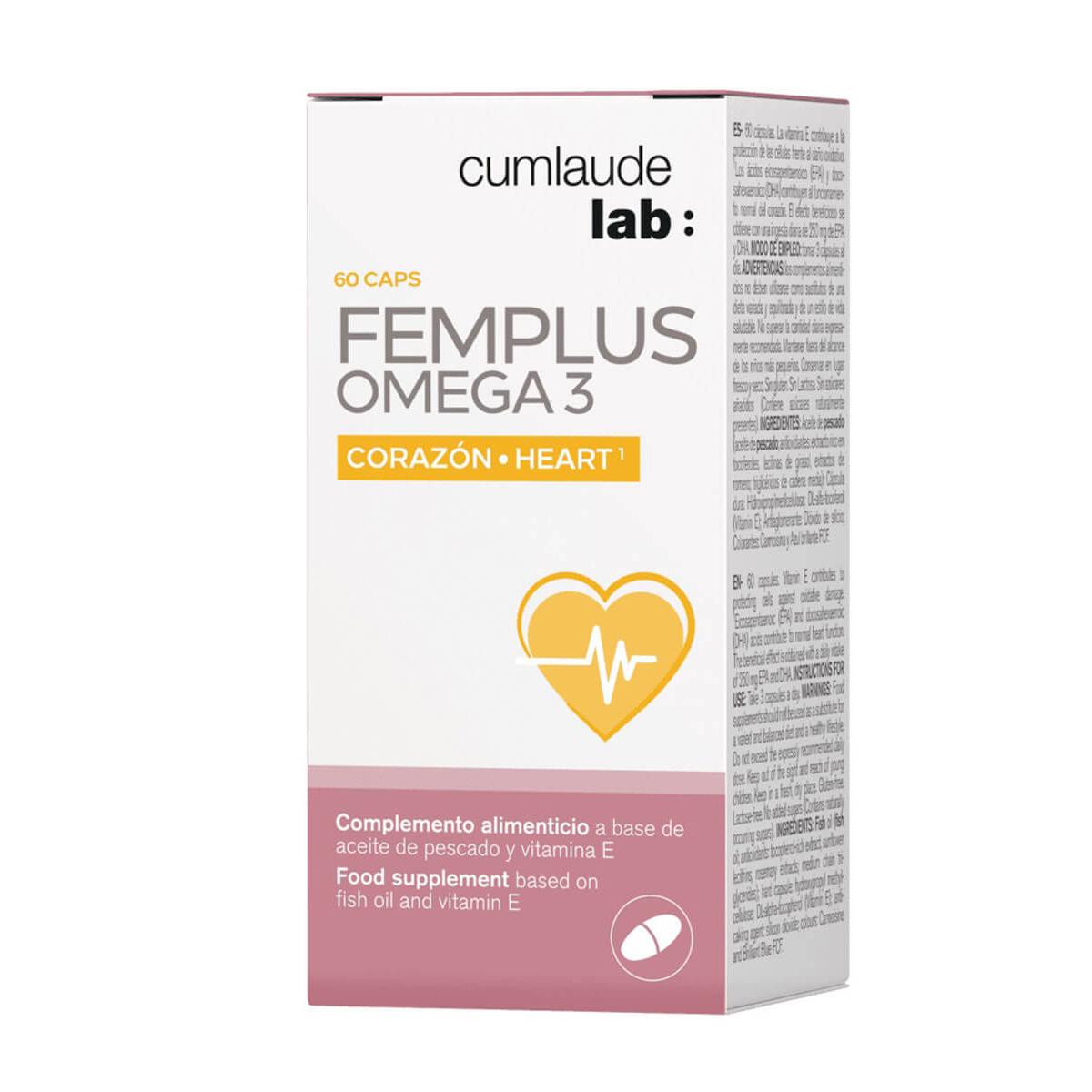 Cumlaude lab femplus omega 3 60 cápsulas