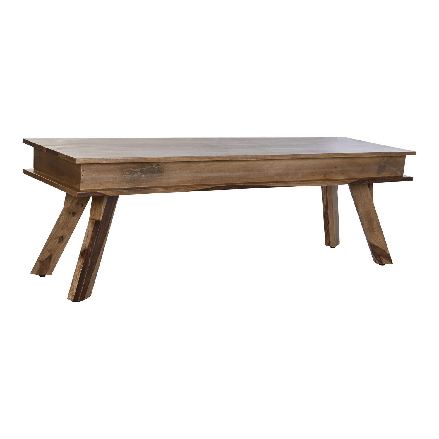 Mesa Centro Sheesham 140X40X45 Natural - Fijalo - El mejor complemento para tu hogar.