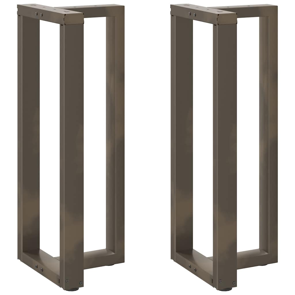 vidaXL Patas para mesa de bar en forma de T (2 unidades) 40 x 35 x (100-101) cm, acero