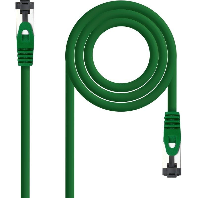 Nanocable Cable de Red Latiguillo Cat.8.1 2GHz LSZH SSTP AWG26, Verde, 1 m