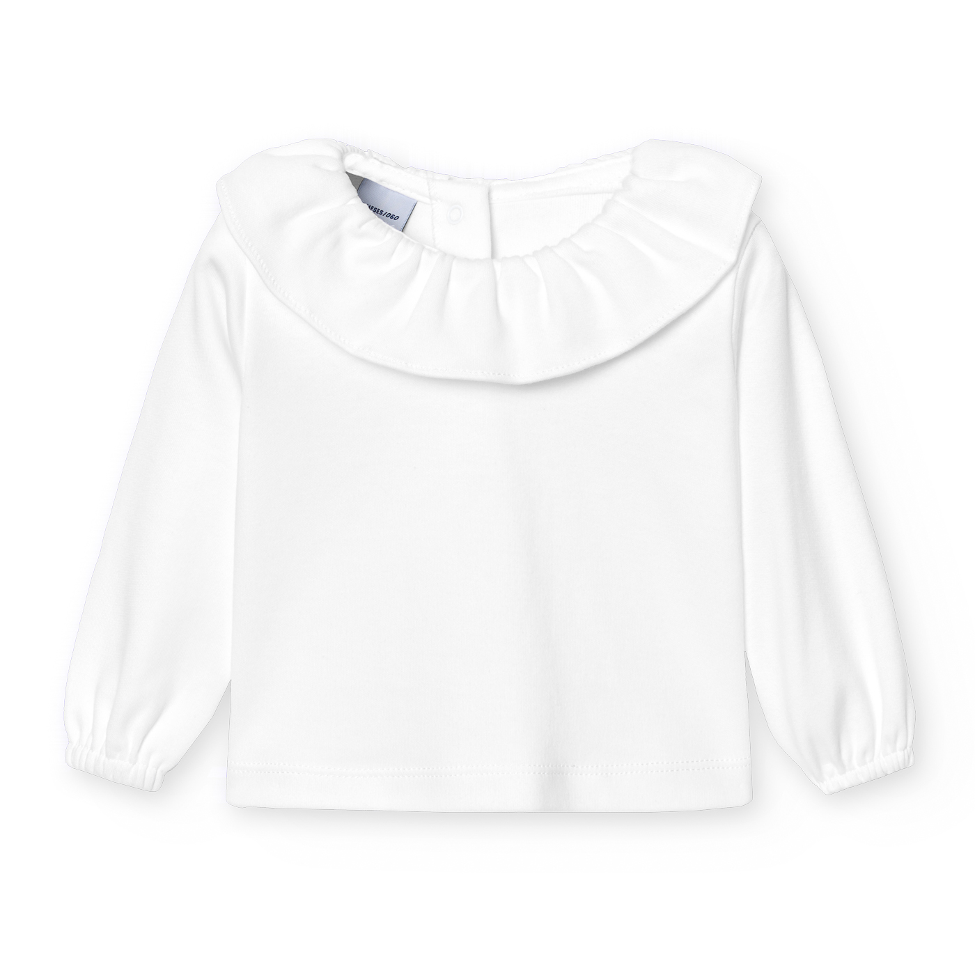 Basicos Babidu pack de 2 camisetas cuello volante manga larga
