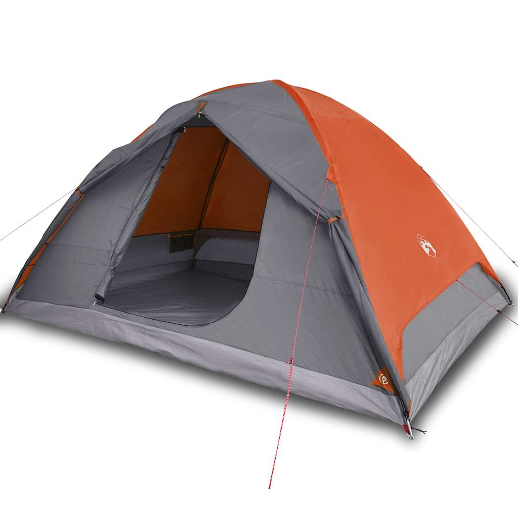 vidaXL Tienda de Campaña Iglú para 6 Personas Impermeable Toldo Carpa Color Azul,  Gris y naranja,  Verde y mas
