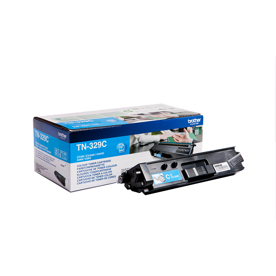 Brother TN329C - Cián - original - cartucho de tóner - para DCP L8450CDW, HL-L8350CDW, L8350CDWT, L8