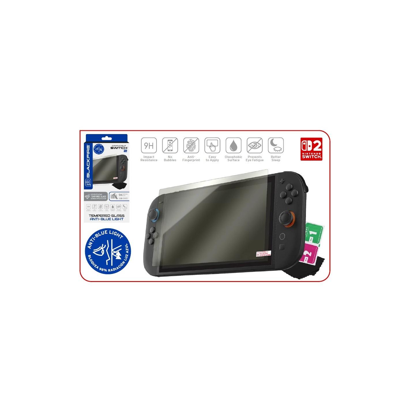 Blackfire Tempered Glass Antibluelight 9H   Switch 2