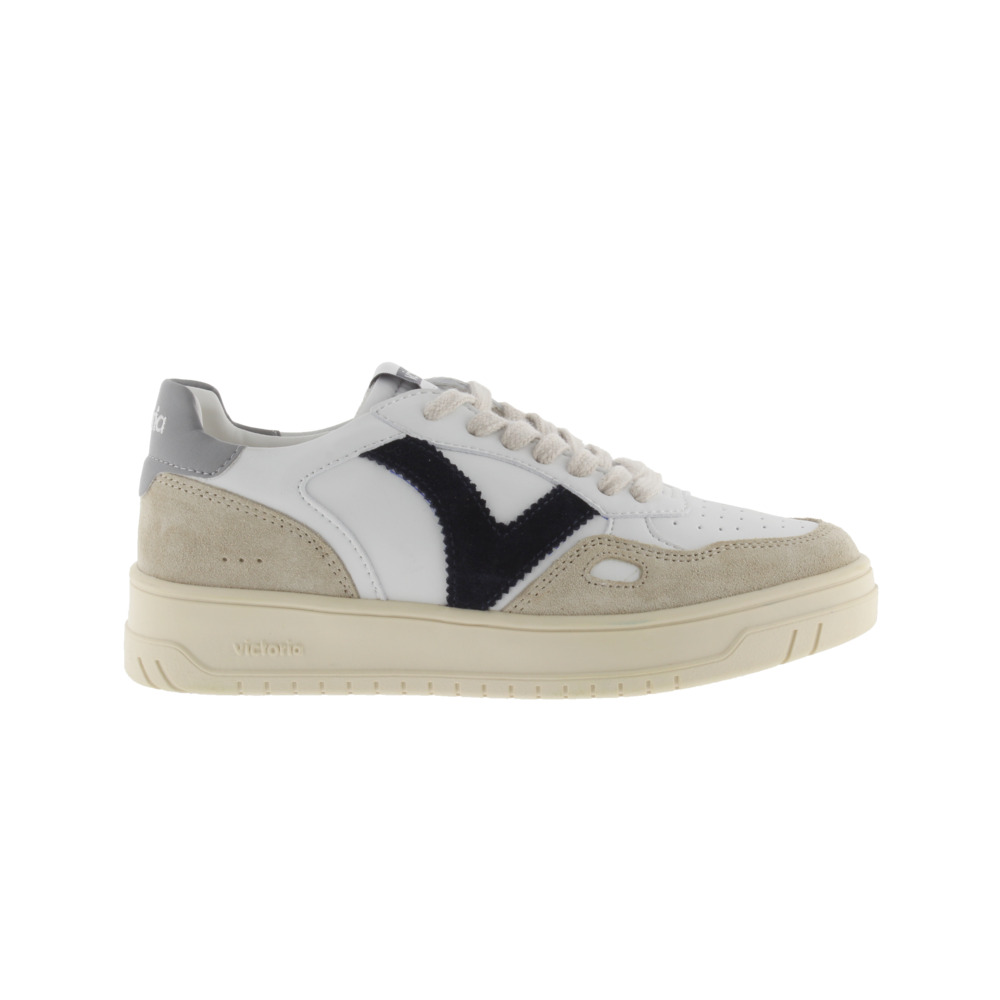 Victoria Seúl Zapatillas de efecto piel con piezas de color y serraje 1257101