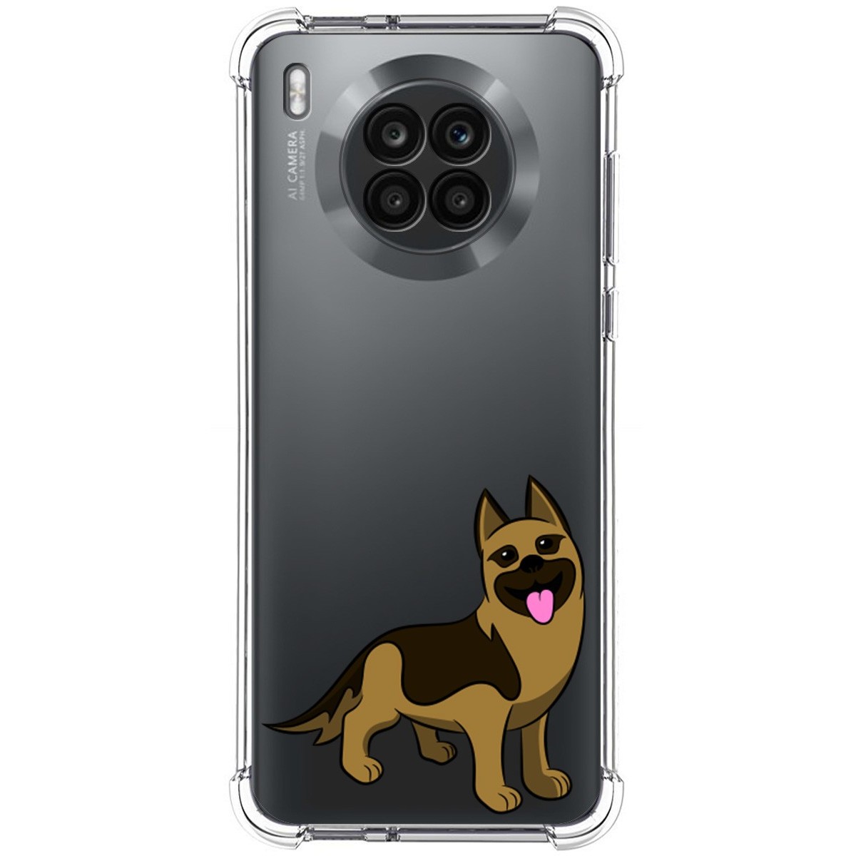 Tumundosmartphone Funda Silicona Antigolpes Huawei Honor 50 Lite 5G Nova 8i Perros 03