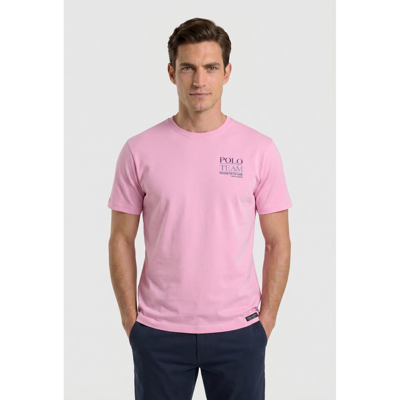 Camiseta Valecuatro Polo rosa