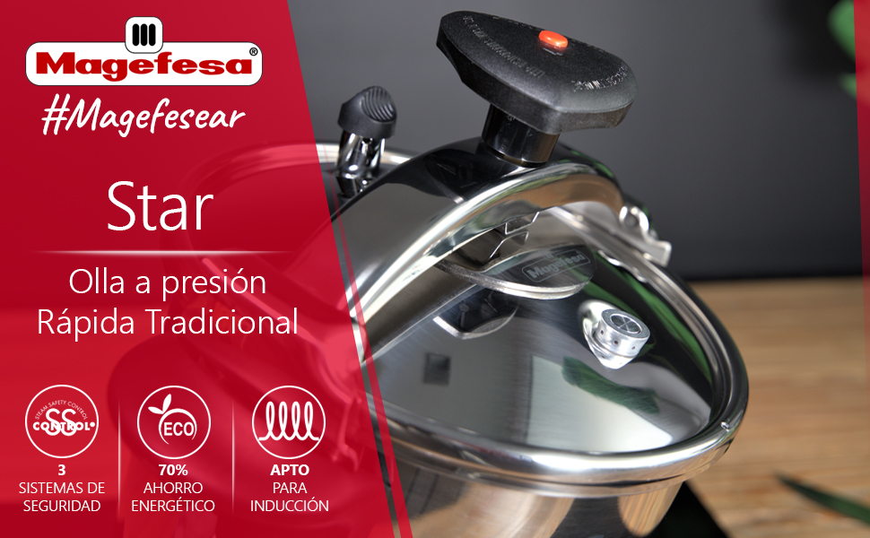 OLLA A PRESIÓN RÁPIDA MAGEFESA STAR TRADICIONAL